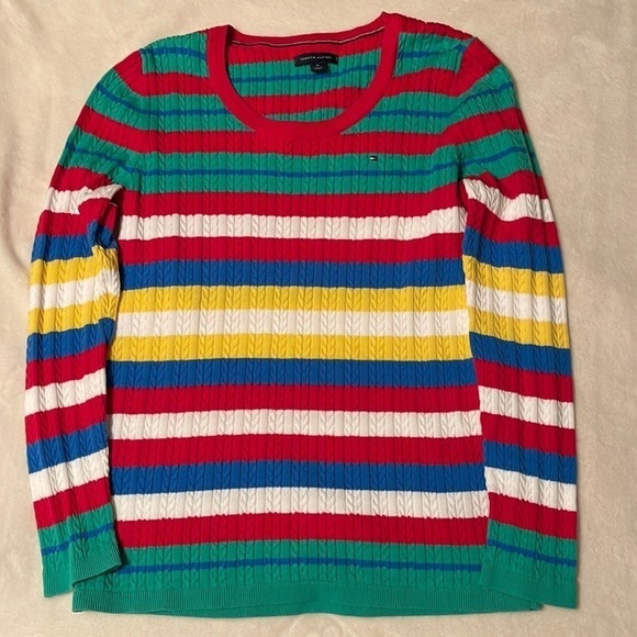 Tommy Hilfiger Sweaters - Tommy Hilfiger Medium Striped‎ Sweater